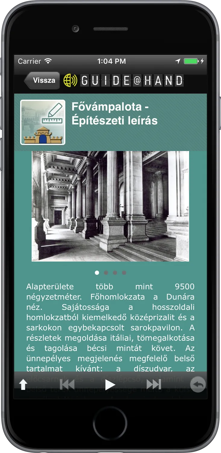Építészeti leírás