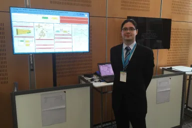 Bálint Patartics during his interactive presentation in Toulouse at the IFAC World Congress