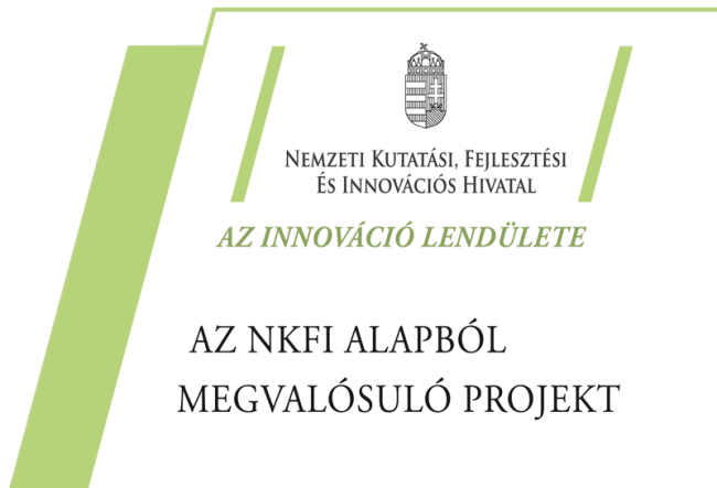 NKFI Alapból megvalósuló projekt